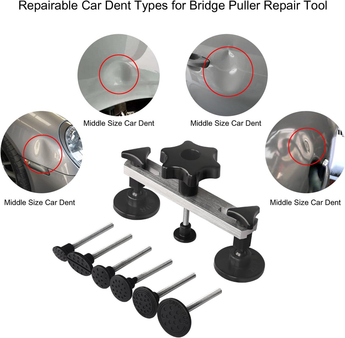 68 Pcs Paintless Dent Removal Tools Kit S1956