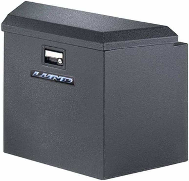 Black Universal Aluminum Trailer Tongue Storage Box K2435