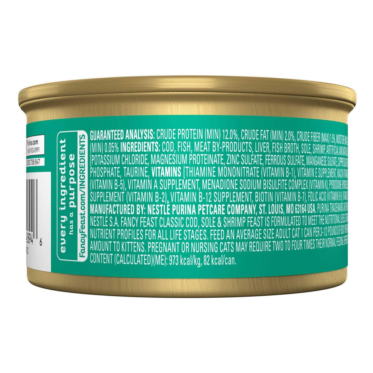 Cod Sole & Shrimp Pate Wet Cat Food R325828