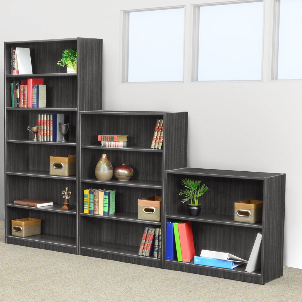 Ash Grey High Bookcase B62578