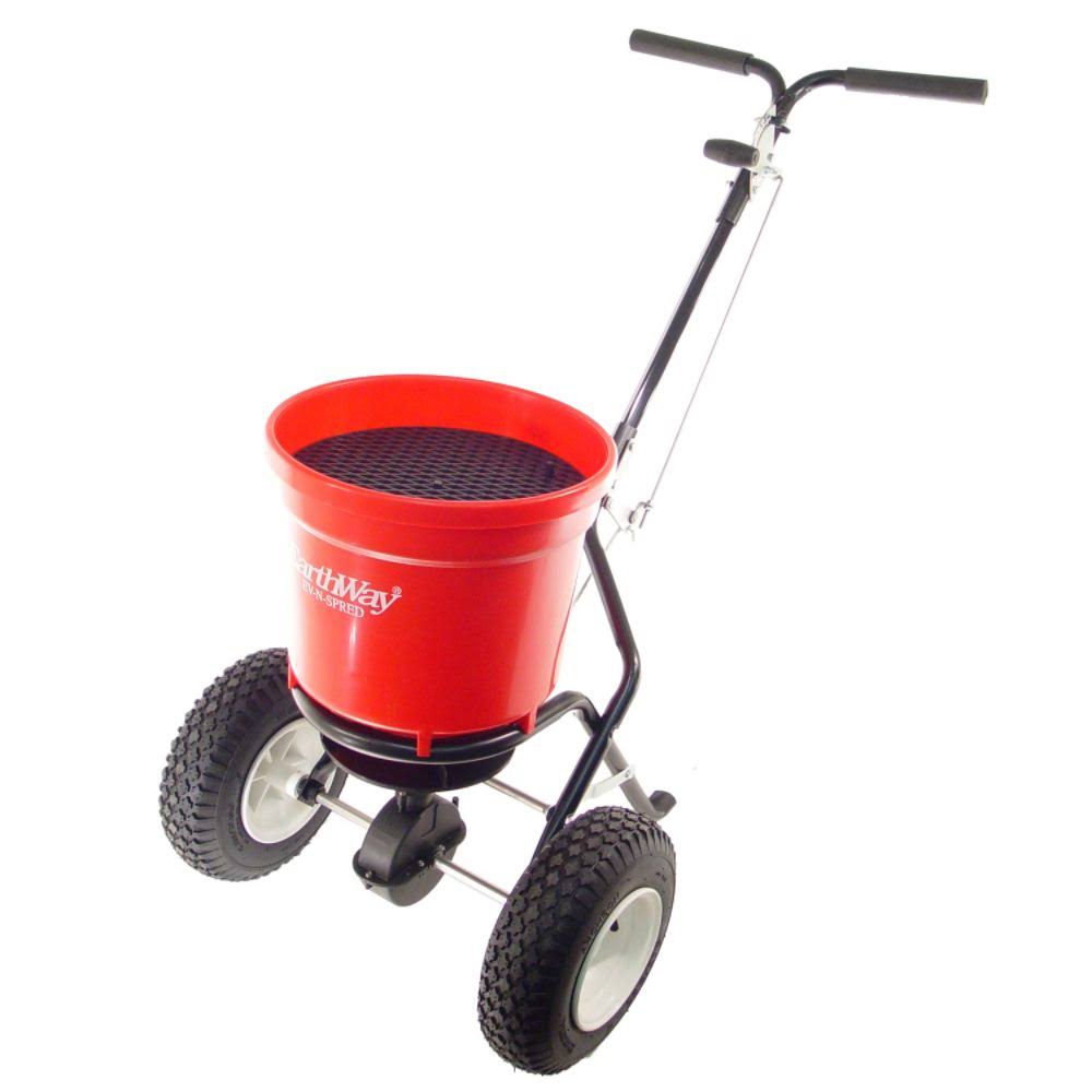 Red Walk Behind Garden Seed Spreader S5866