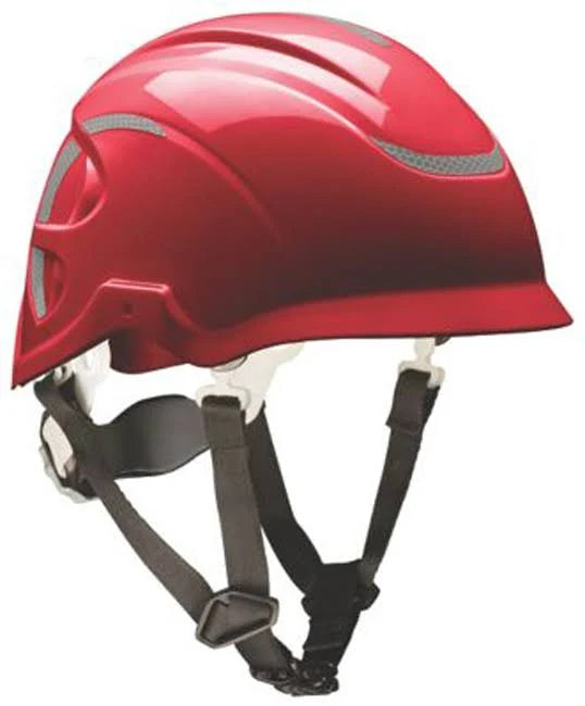 Red Non-Vented Linesman Helmet T95270
