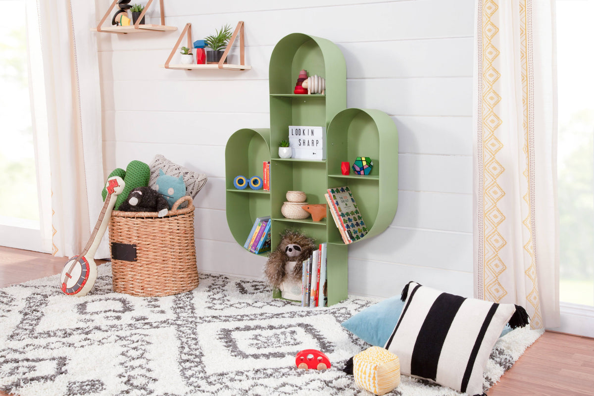 Sage Green Bookcase J2237