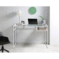 White Glass Desk P184