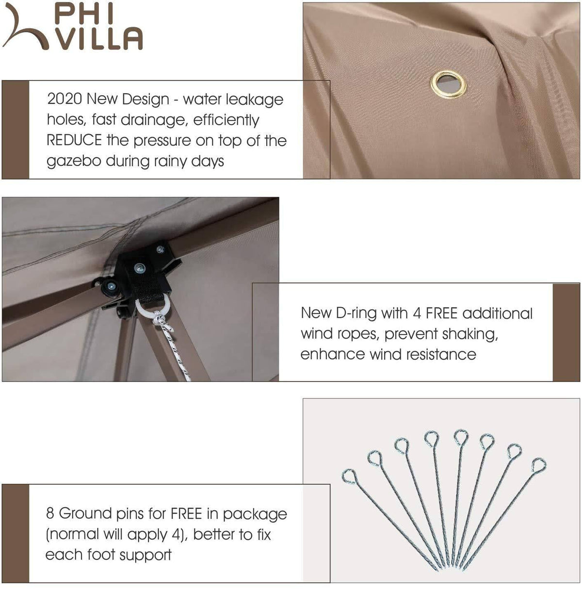 13 x 13 Straight Leg Pop-Up Canopy Gazebo X630901