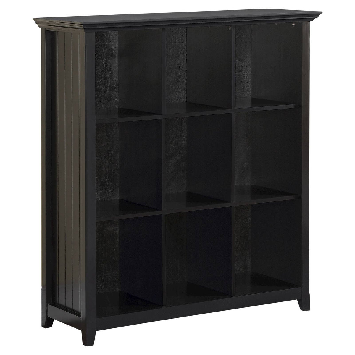 Black 9 Cube Bookcase W9573