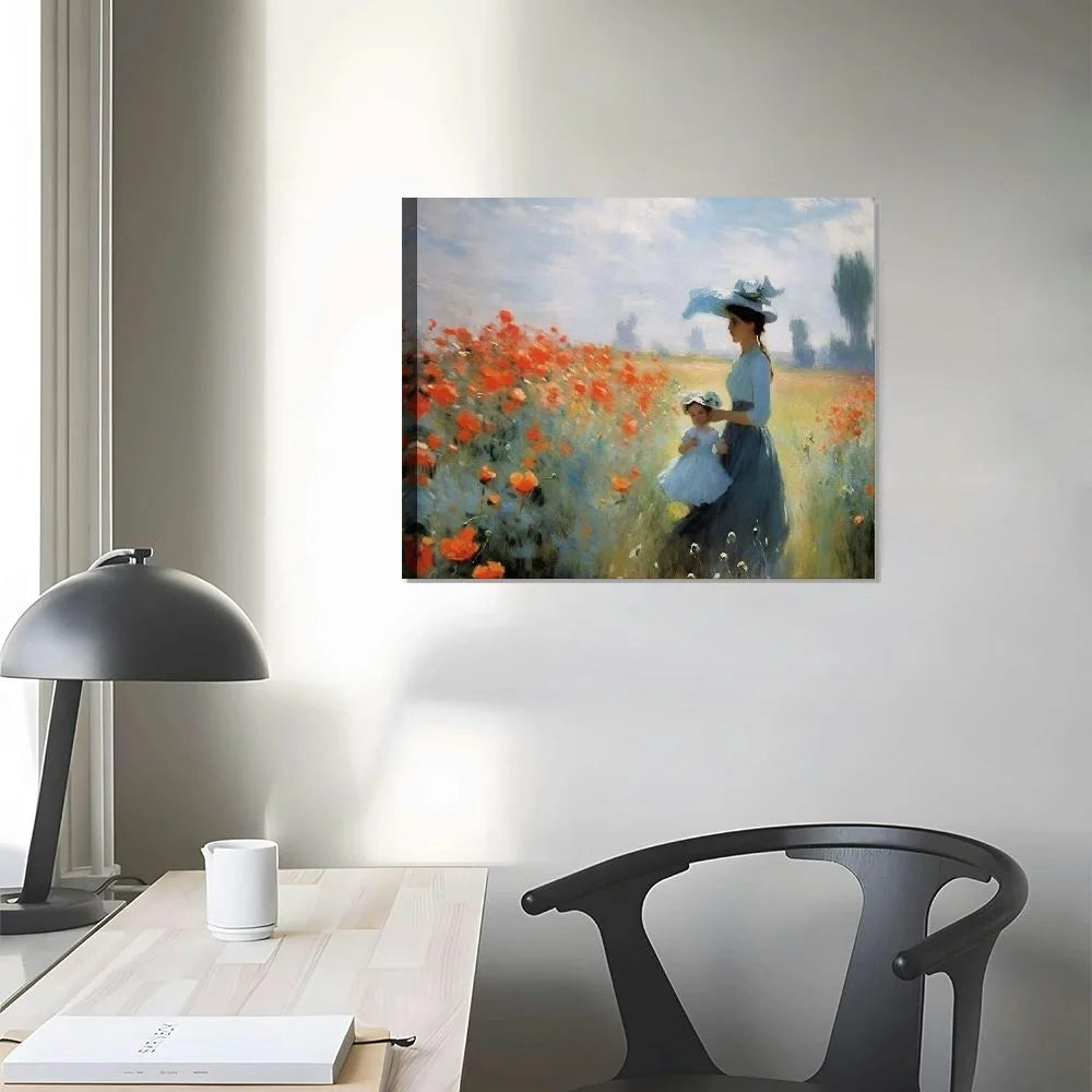Giclee Canvas Prints Wall Art Floral Landscape K45184