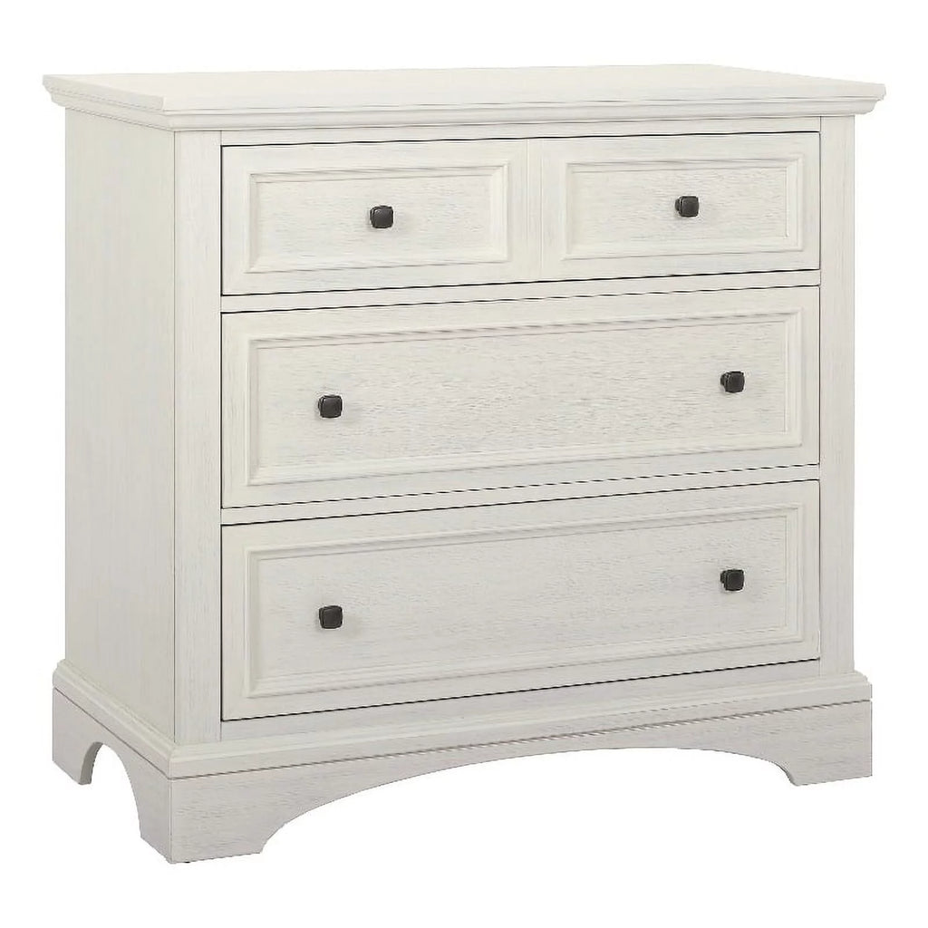 3 Drawer Rustic White Engineered Wood Chest Z1045