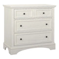 3 Drawer Rustic White Engineered Wood Chest Z1045
