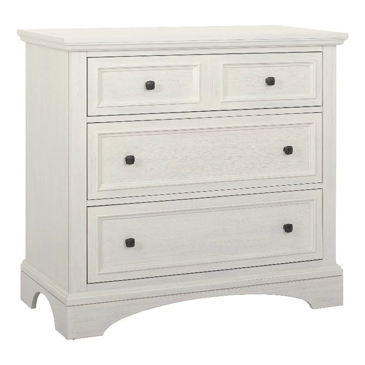 3 Drawer Rustic White Engineered Wood Chest Z1045