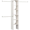 Bleached Walnut Wood Closet System J939