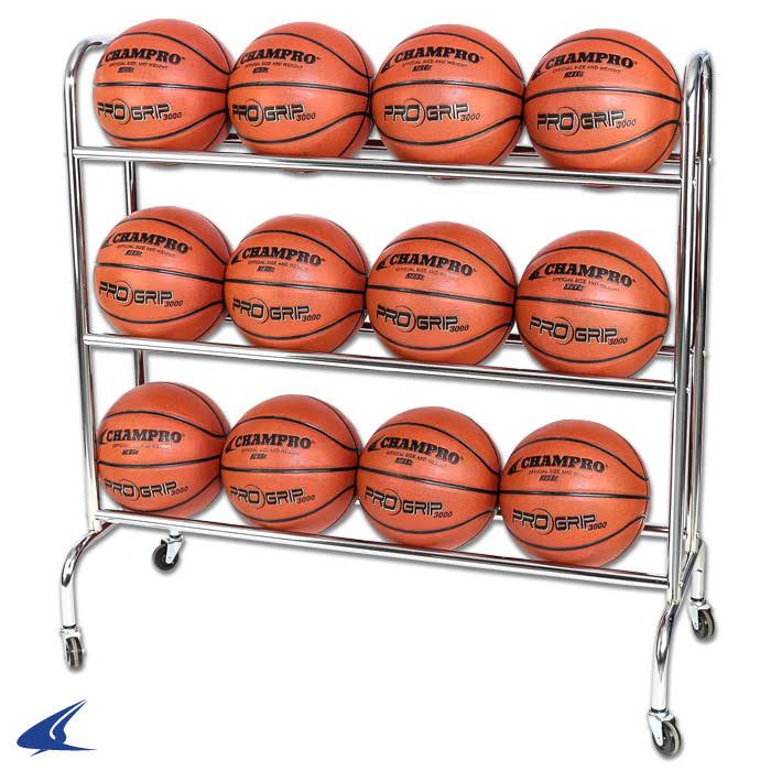12 Ball Rack with Casters B408