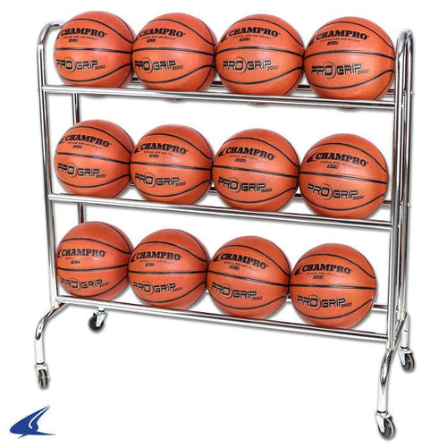 12 Ball Rack with Casters B408