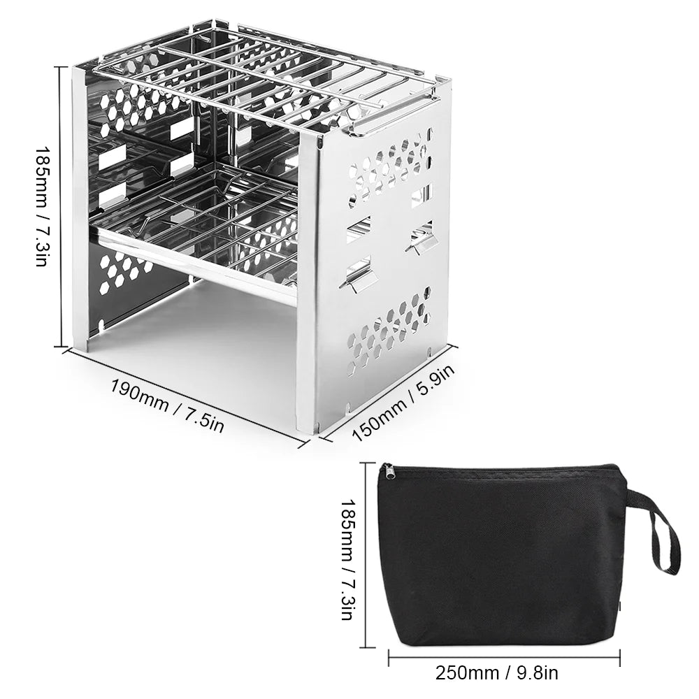 Stainless Steel Wood Burning Stove R92993