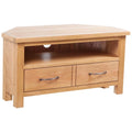 Solid Oak Wood TV Cabinet with Drawer P574