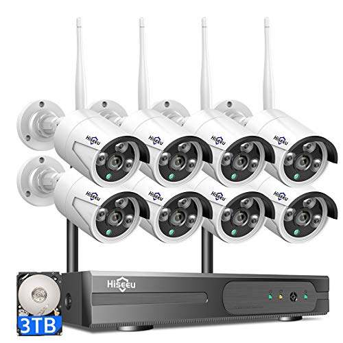 16CH 4K NVR 4Pcs 3MP Night Vision WiFi Cameras 1TB HDD C73101