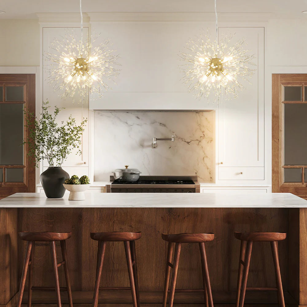 8-Light Sputnik Sphere Crystal Chandelier Y209741