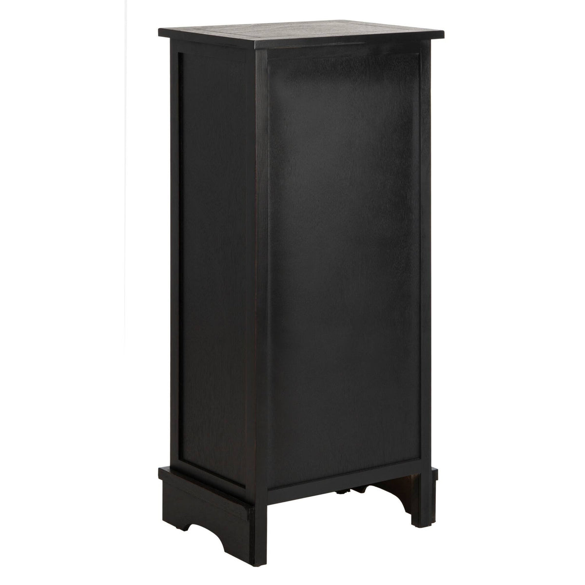 Distressed Black Cabinet R776