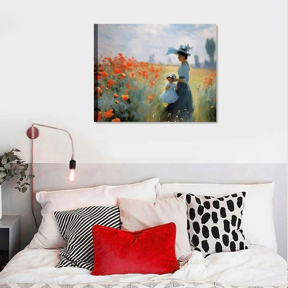 Giclee Canvas Prints Wall Art Floral Landscape K45184