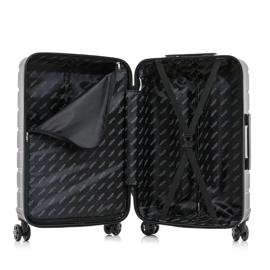 24" Hardside Lightweight Luggage with Spinner Wheels, Black T8873