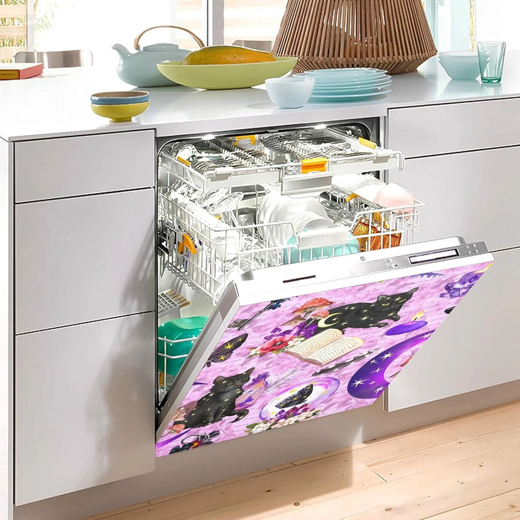 Purple Magnetic Dishwasher Magnet Cover 23 x 26 Inch F54114