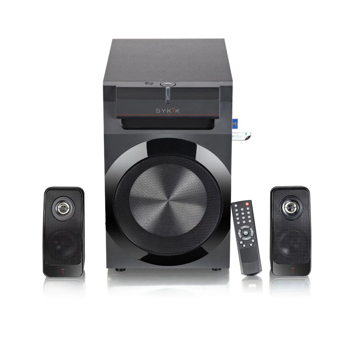 210W RMS Bluetooth Active Subwoofer with 8 Active and 2x 8 Passive Speakers D968