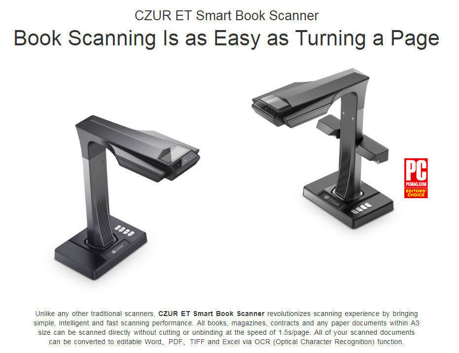 Book Scanner with OCR for Windows A94900