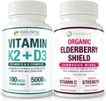 Vitamin K2 + D3 & Organic Elderberry with Black Currant and Echinacea V792073