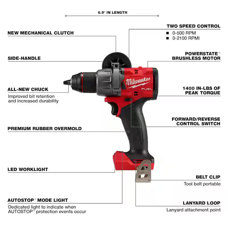 18V Lithium-Ion Brushless Cordless Combo Kit with 5.0Ah Batteries and Charger C47336