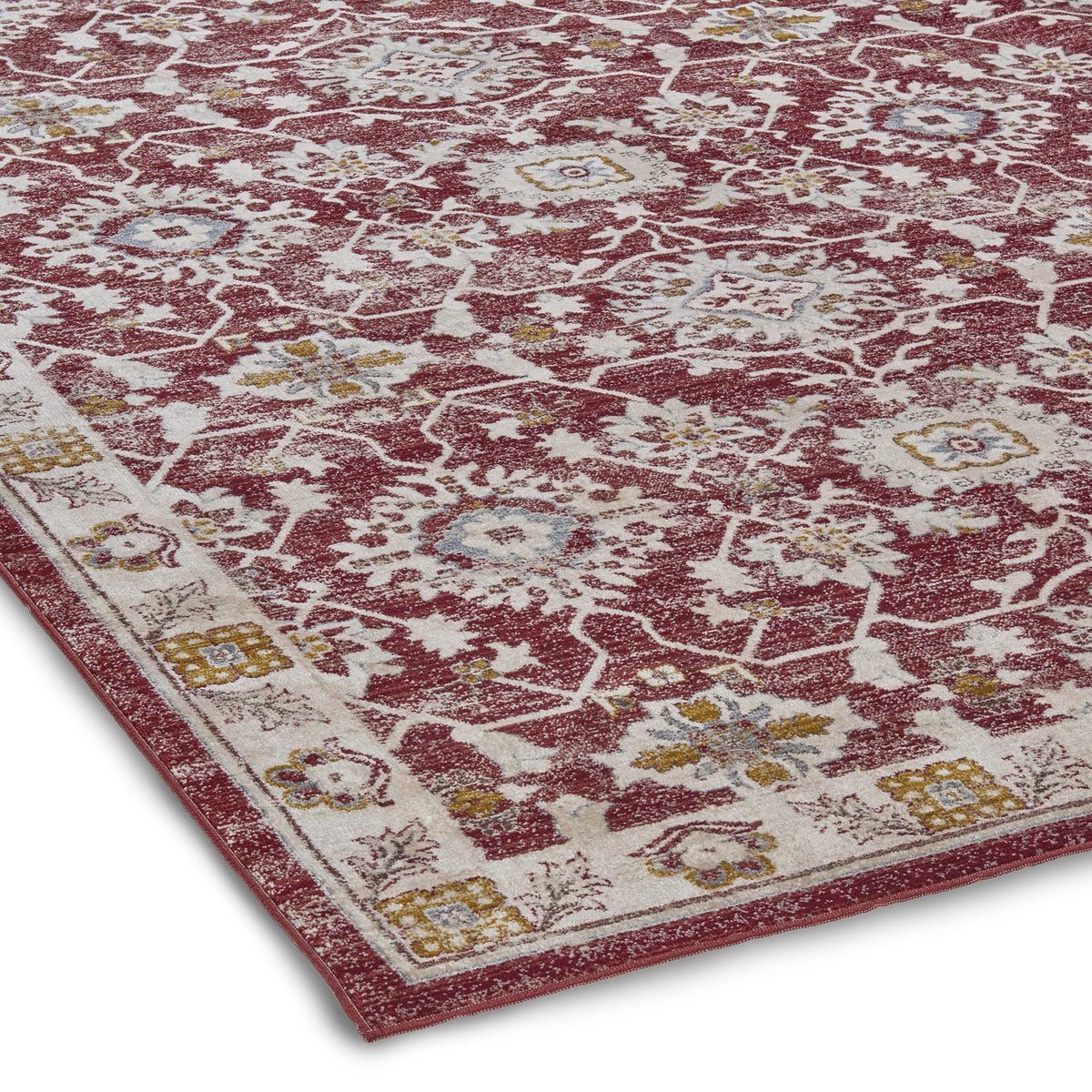 Terra Cotta Traditional Area Rug 9x12 E227