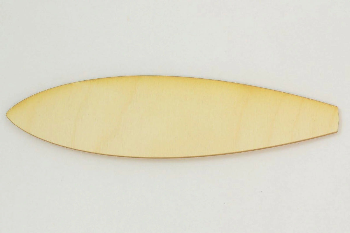 Large Unpainted Wood Surfboard Cutouts J236391