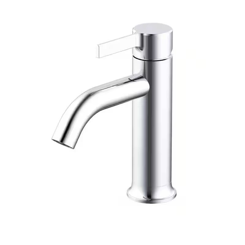 Single-Handle Single-Hole Bathroom Faucet in Chrome W167507
