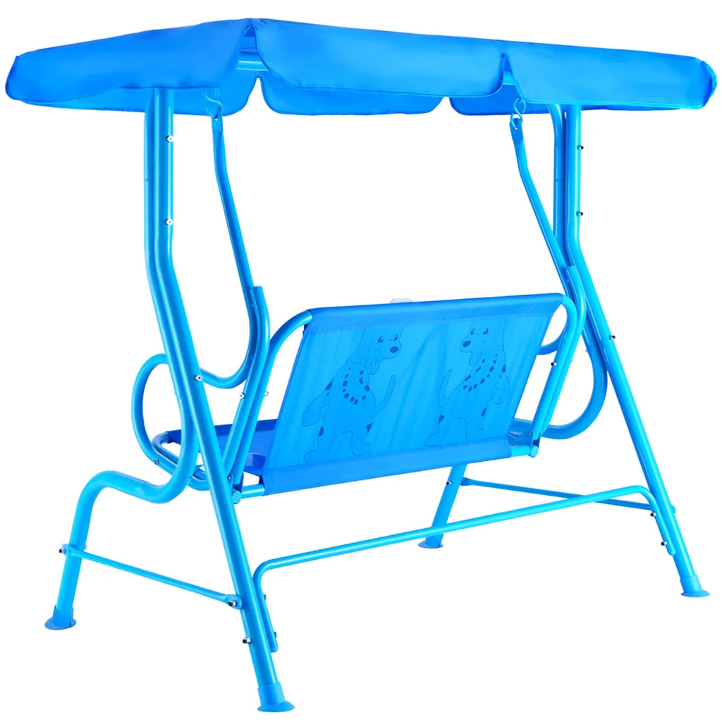 Kids 2 Person Patio Swing Chair with Canopy N3705