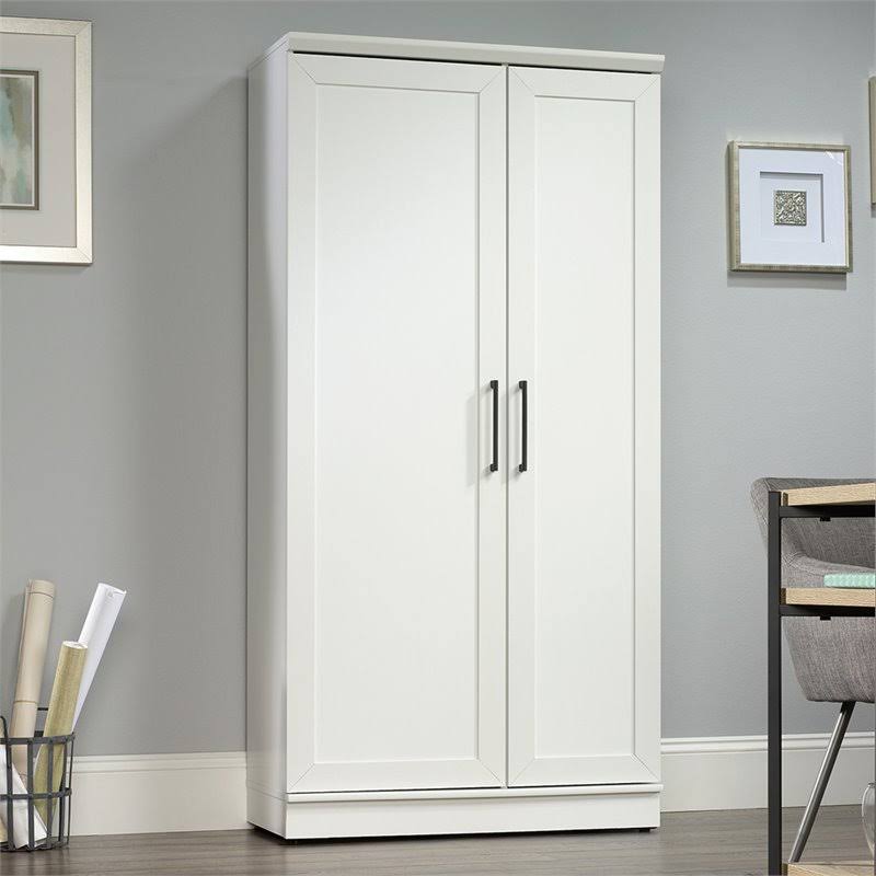 White Storage Cabinet K325