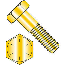 3/4-10 x 7x22 Hex Head Cap Screw Steel Zinc Yellow Grade 8 C360