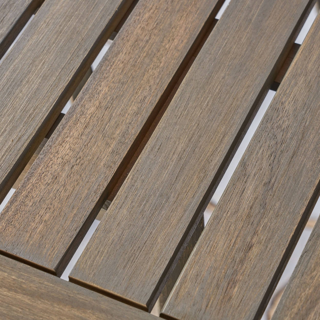 Gray Acacia Wood Square Dining Table K78811
