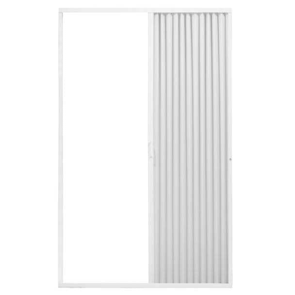 Pleated Folding RV Shower Doors White W300