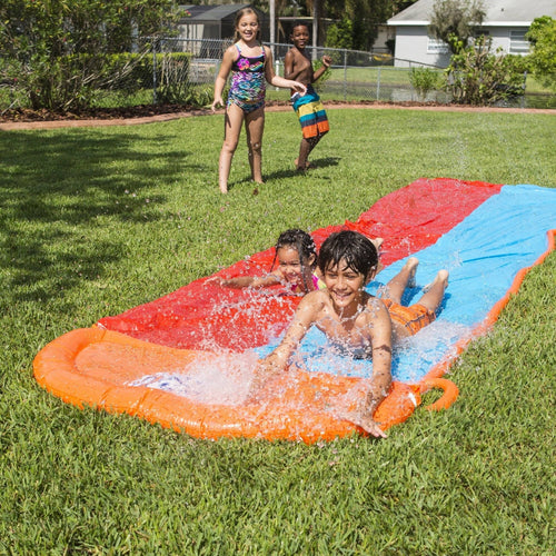18' Double Lane Water Slide C599