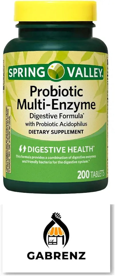 Probiotic Multi-Enzyme Digestive Formula Tablets 200 ct O891