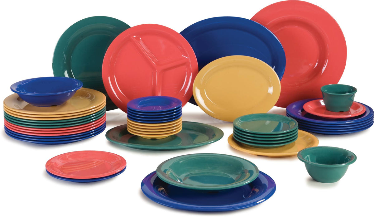 Black Melamine Narrow Rim Pie Plate D713846