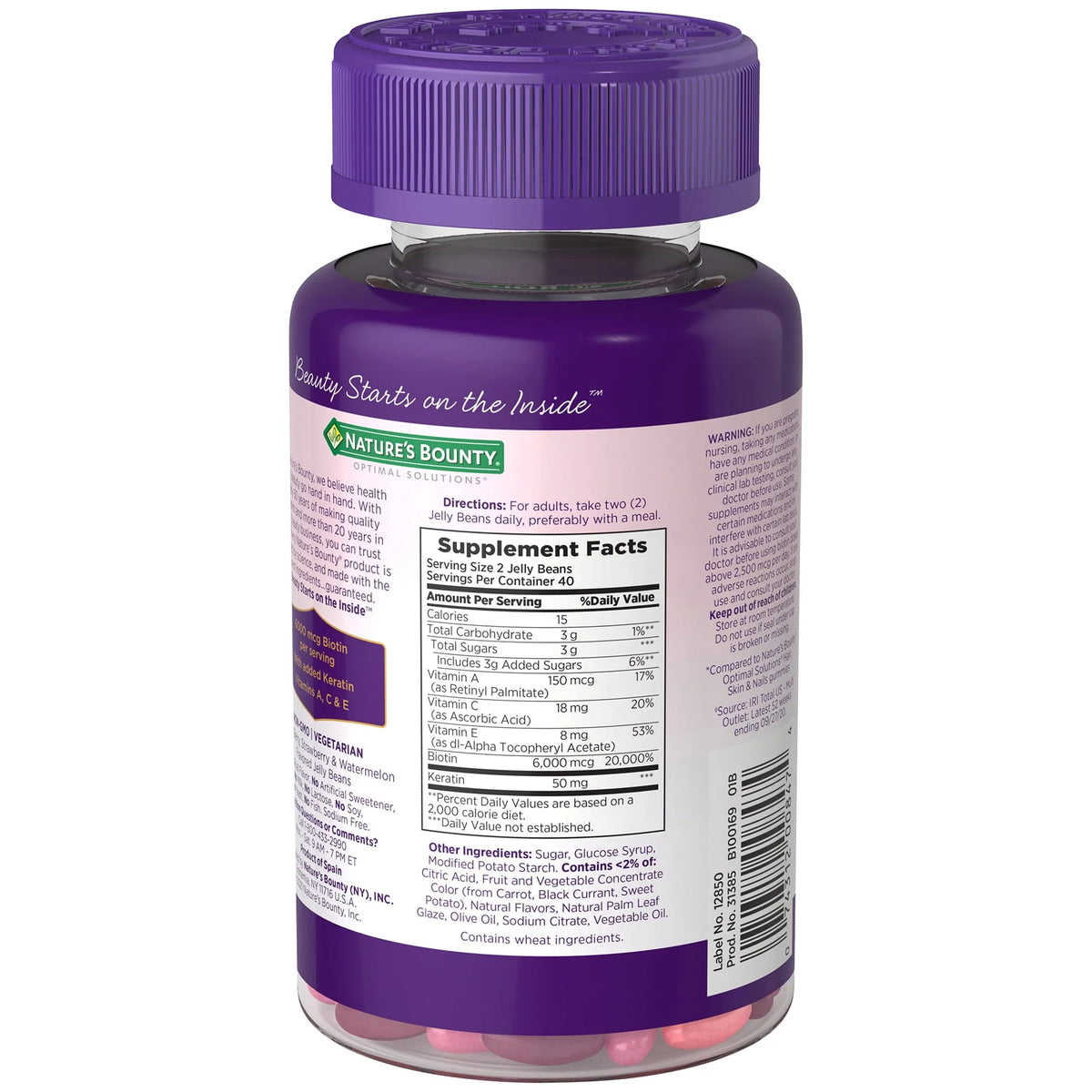 Hair, Skin and Nail Biotin & Vitamins A, C, & E, 80 Count K5893