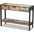 Sideboard 3 Drawers Solid Reclaimed Wood T779571