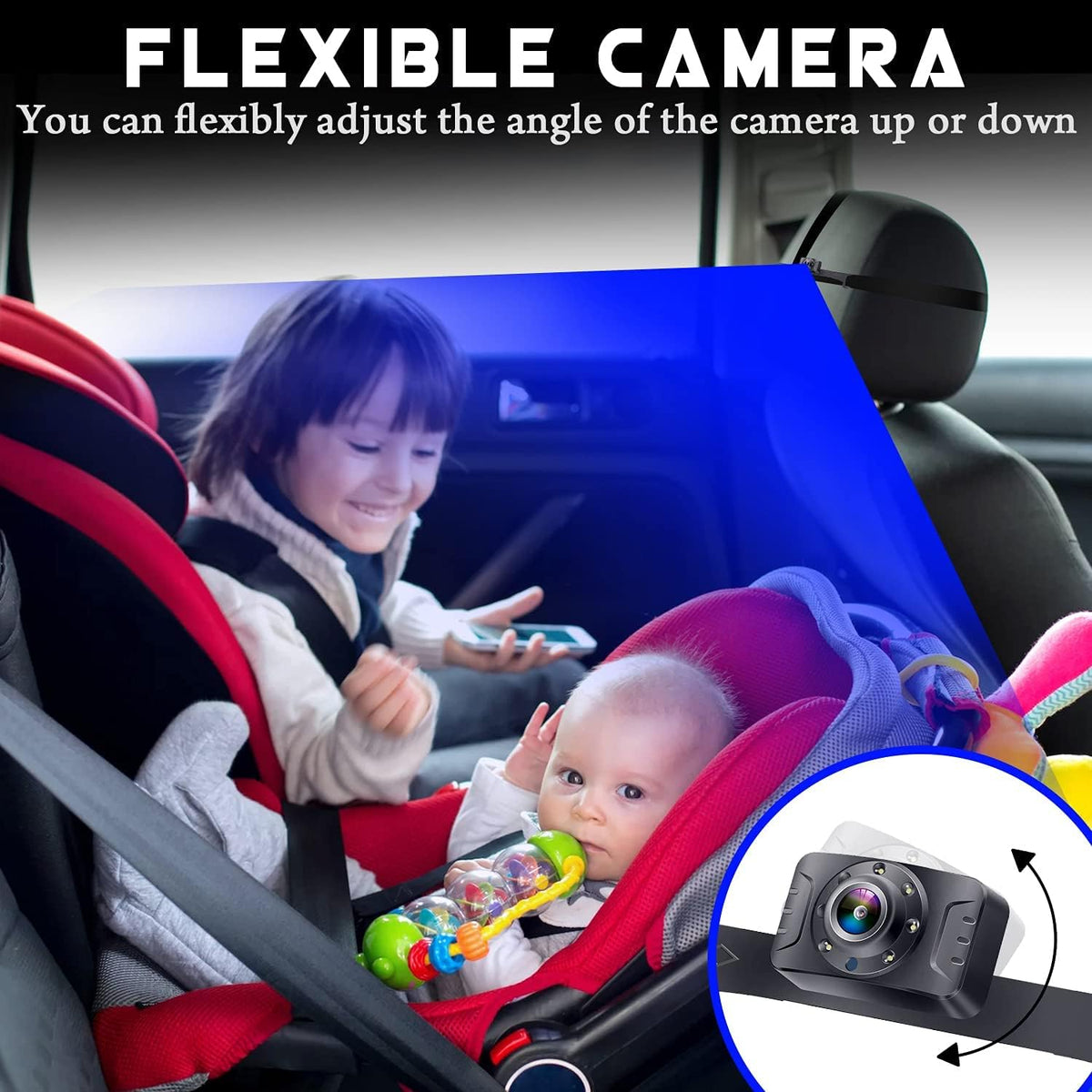 5'' AHD 1080P IR Night Vision Baby Car Camera H44661