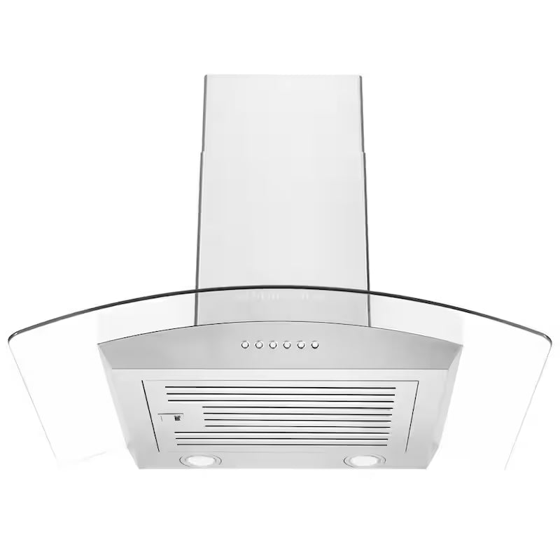 30 in. 400 CFM Convertible Wall Mount Range Hood in Stainless Steel L42321