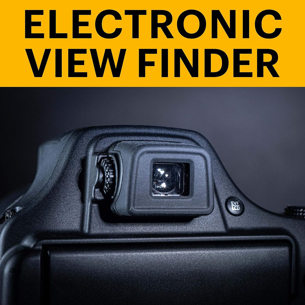 20MP Digital Camera with 90X Optical Zoom and 3 LCD (Black) T86450