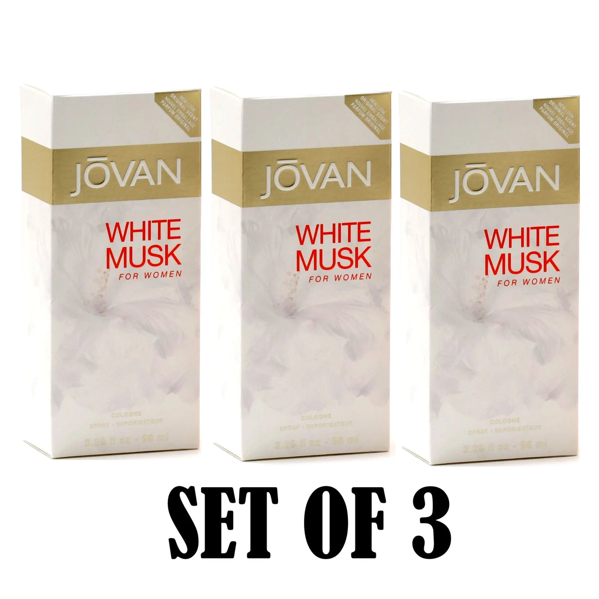 White Musk Spray 3.25 oz Pack of 3 I925