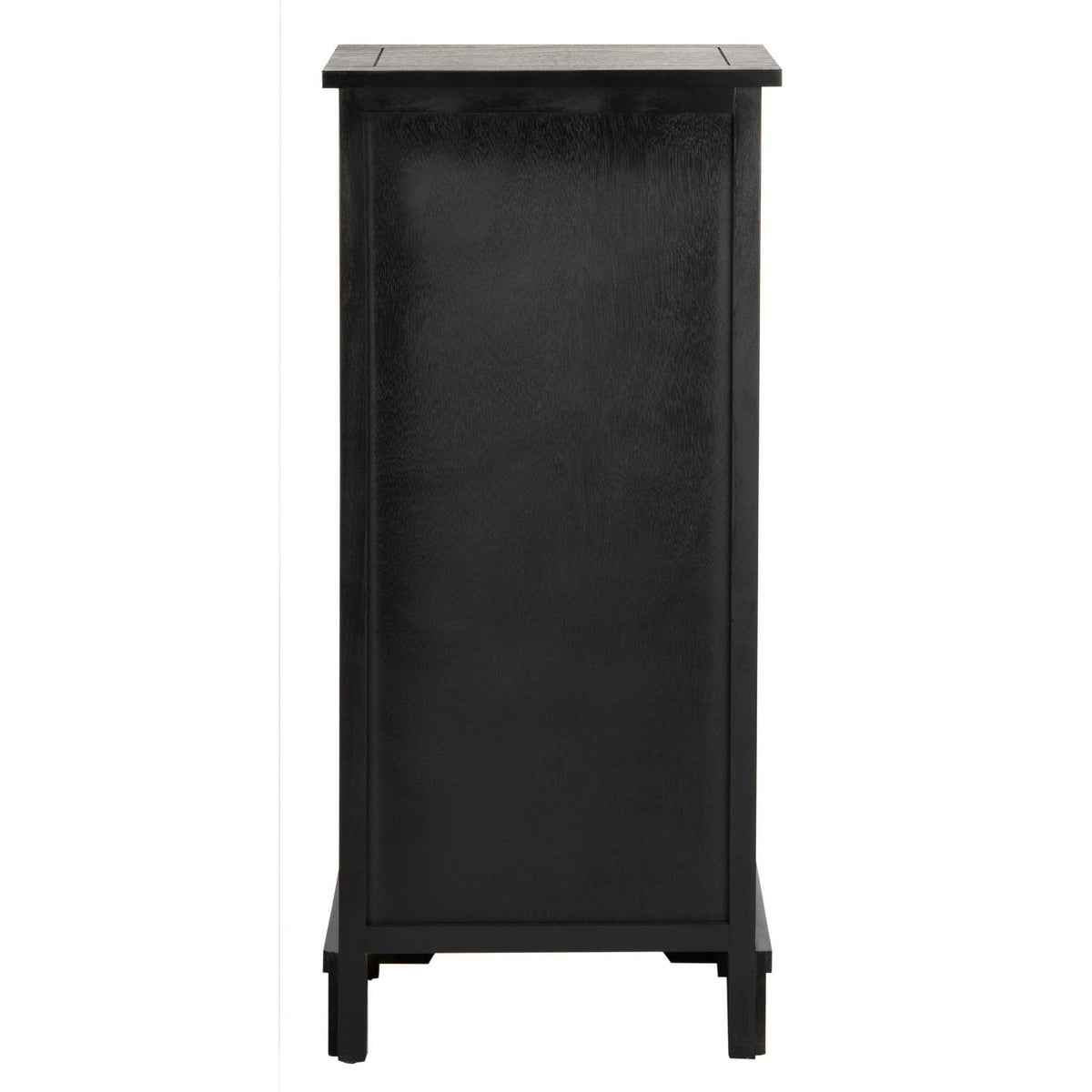 Distressed Black Cabinet R776