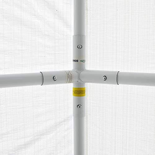 White Steel Carport E362