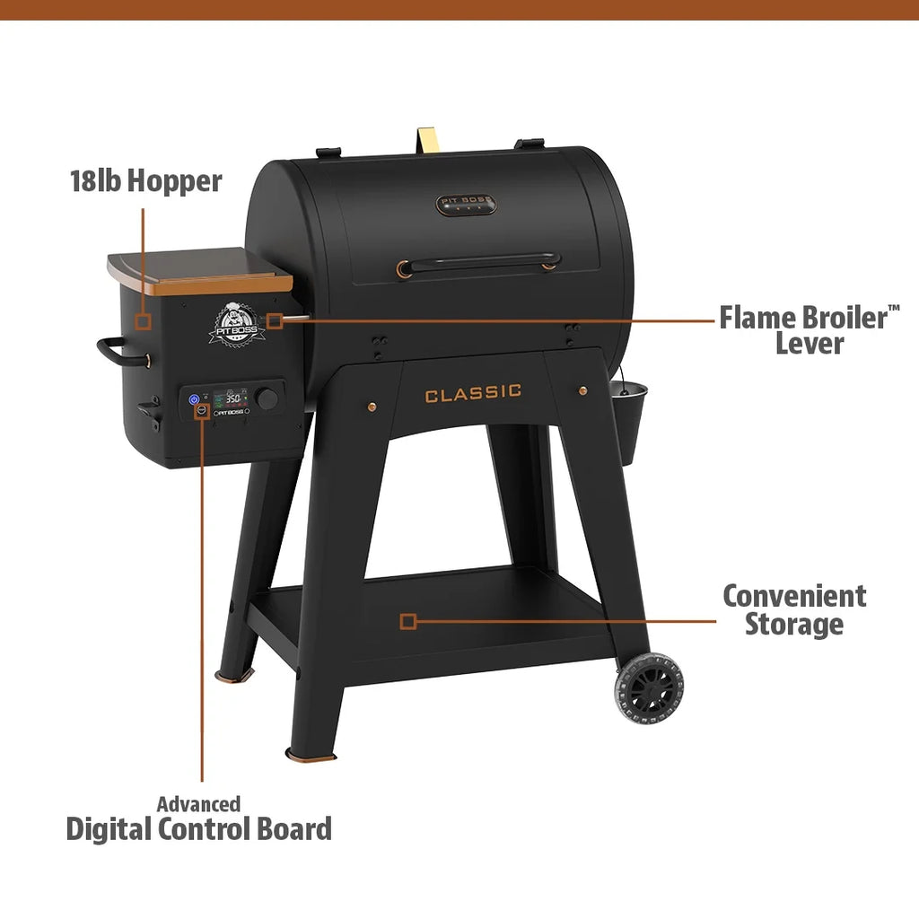 Wood Pellet Grill and Smoker P7944