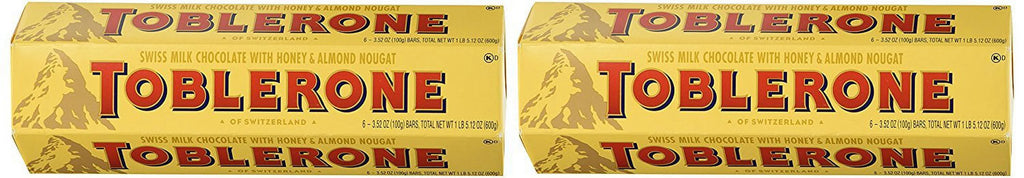 Swiss Milk Chocolate with Honey & Almond Nougat 12 Bars B330365